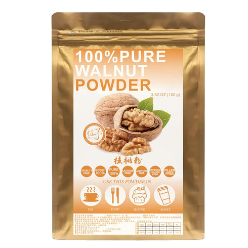 Plant Gift 100% Pure Walnut Powder, Walnut Flour Natural Powder, Great Flavor for Drinks,