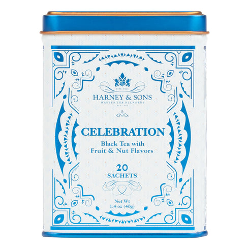 Harney & Sons CELEBRATION Tea 20 ct Sachet TIn