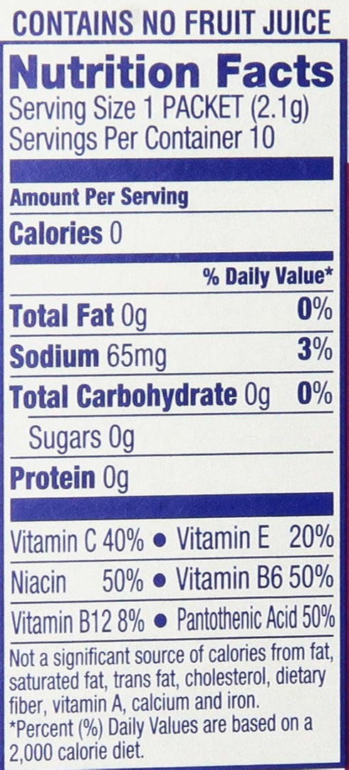 Propel Zero Powdered Beverage Mix, Berry, 10-Count