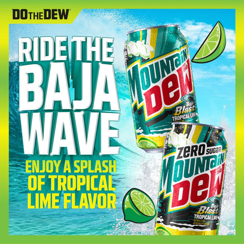 Citrus12 Oz (Pack 12) Mountain Dew, Baja Cabo Fl Cans