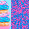 Pink and Blue Gender Reveal Cake Pop Cookie Cupcake Decorations, Semi-Sweet Edible Confetti Sprinkles Toppers 6oz