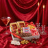 Valentines Day Chocolate Gift Basket - Assortment Tray Sweet & Savery Gourmet Snack Food Gift Box With Caramel Popcorn