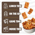 6.5oz (Pack 12) PRETZELIZED Snacks PRETZELIZED Pretzel Crackers, Sea Salt Flavored, Box