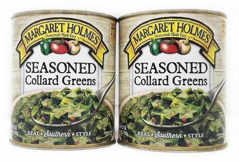 Generic 2 pack of 27oz Cans Margaret Homes Seasoned Greens - you choose