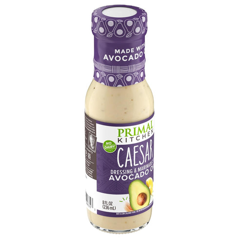 Whole30 8 Primal Kitchen Caesar Salad Dressing & Marinade made with Avocado Oil, Approved, Paleo Friendly, and Keto