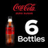 16.9 oz, 12 Pack Coke Zero Sugar Diet Soda Soft Drink, fl