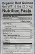 5 Food to Live Organic Red Quinoa, Pounds Non-GMO, Whole Grain, Kosher, Vegan, Sirtfood, Bulk. Quick-Cooking Grain.