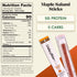 0.85 Oz (Pack 20) Schaller & Weber Crown Maple Salami Sticks, of | Smoked Salami with Crown Maple Syrup | German Style