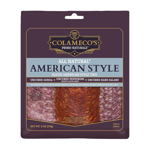 Colameco Deli Selection TRIO - Uncured, All-Natural, No Nitrates, Resealable Pack (Pack