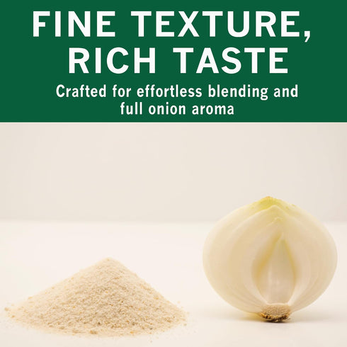 8 oz, SPICES VILLAGE Premium Onion Powder, Toasted White Onion Powder for Cooking, Non-GMO & Kosher Certified