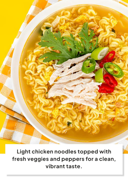 4.23 oz 5 Packs 21.15 oz), Korean Food Paldo KOKOMEN Instant Noodle, Chicken Flavored Spicy Soup Ramen, x (Total Korean
