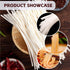 5 Pack (8.8oz Sweet Potato Glass Noodles - Each) - Wide Oriental Vermicelli, Vegan, Fat-Free, Gluten-Free for Hot Pot