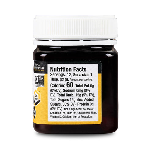 1839 10+ 300+ 100% 250g Triple-Churned Raw Mnuka Honey UMF | MGO | Silky Texture | New Zealand Origin |