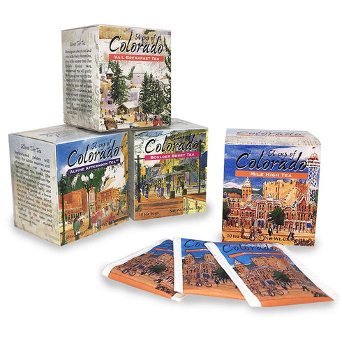 A Cup of Colorado Tea Collection, 4 flavors, 10 tea bags per flavor