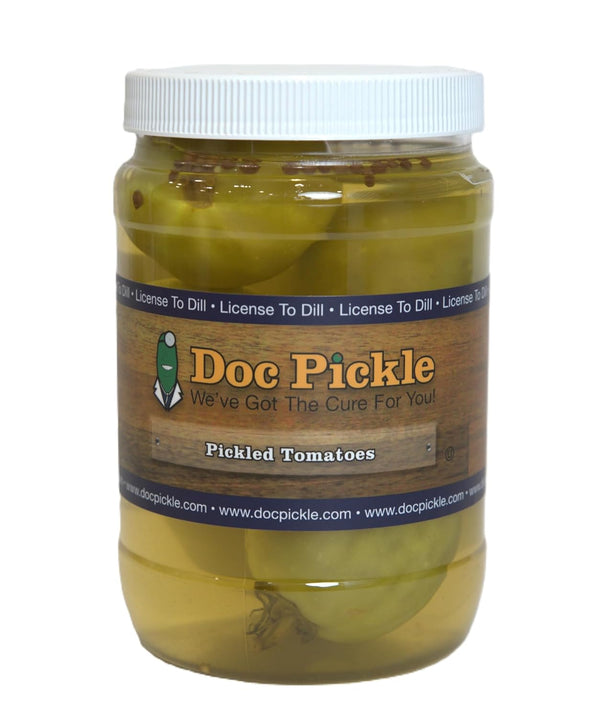 Doc Pickle Pickled Tomatoes - Crunchy, Tangy & Zesty Flavor, 32Oz Jar(Classic)