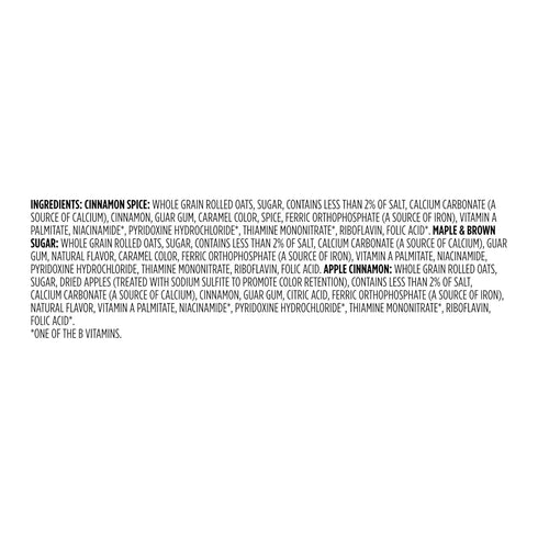 14.6 Oz, 10 Amazon Grocery, Traditional Variety Instant Oatmeal, Ct