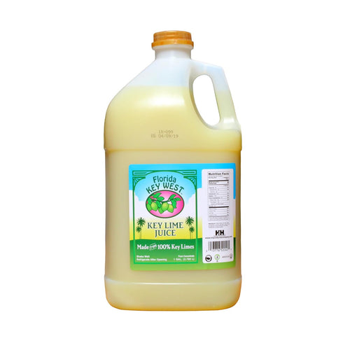 For The Gourmet Florida Key West Authentic Key Lime Juice - 1 Gal, Bold Flavor,