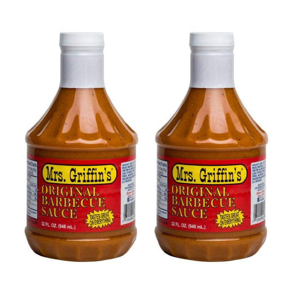 Mrs Griffin's Barbecue Sauce Mrs Griffin's Regular BBQ Sauce 32 oz - Tangy Mustard Based BBQ