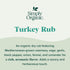 Simply Organic Turkey Rub, Certified Organic, 2.43 oz