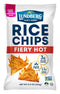 Lundberg Rice Chips, Fiery Hot, 5.5oz, Gluten-Free, Kosher, Non-GMO Verified, Whole Grain