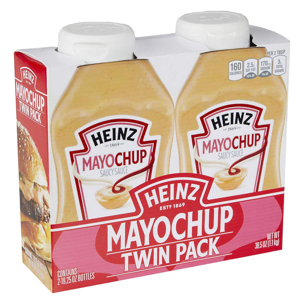 Heinz Mayochup Saucy Sauce Twin Pack ~ 19.25 oz. 2 Pack Beige