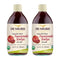 De Nigris Organic Pomegranate Vinegar Raw & Unfiltered 16,9 Oz (Pack of