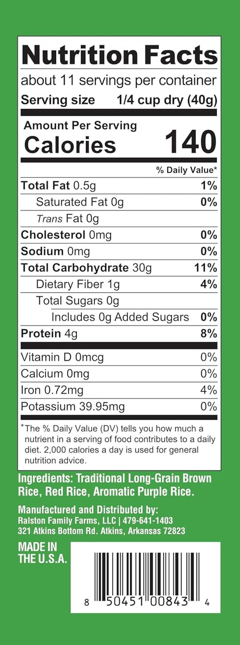 16 oz 6 Pack, Ralston Family Farms Nature's Blend Rice Grits, Carton: American Grown, Non-GMO, Naturally Gluten Free