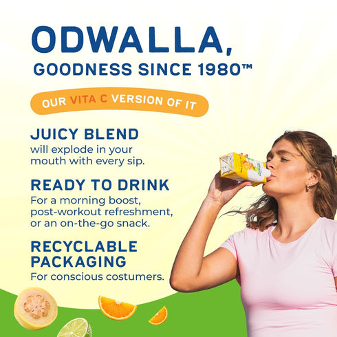 16 oz (12 Pack) Odwalla Orange, Guava, Ginger Juice Natural Ingredients, No Added Sugar, No Artificial Flavors