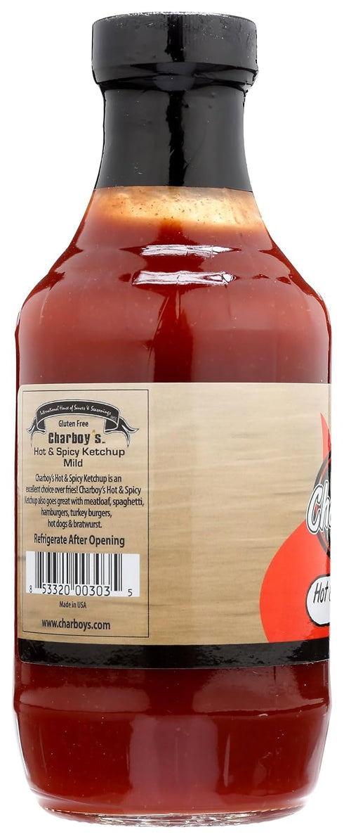 CharBoy's Mild Hot & Spicy Ketchup - Perfect for Every Meal
