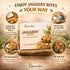 1 lb (450g), Danodia Foods Organic Snackable Jaggery Bites Pure & Natural, No Additives Sweetener, Vegan & Gluten-Free