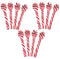 Gift Boutique Christmas Peppermint Candy Cane Spoons 12 Pack Edible Mint Candies