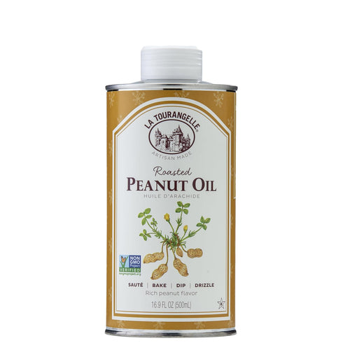 La Tourangelle, Roasted Peanut Oil, Slow Roasted Expeller-Pressed for Rich Flavor, Perfect