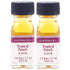 LorAnn Oils Super Strength Flavoring - Tropical Punch, Pack of 2, 0.125 fl oz - Used for Candy Making, Baking