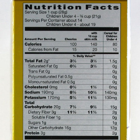 General Mills 14 oz Cheerios Toasted Whole Grain Oat Cereal