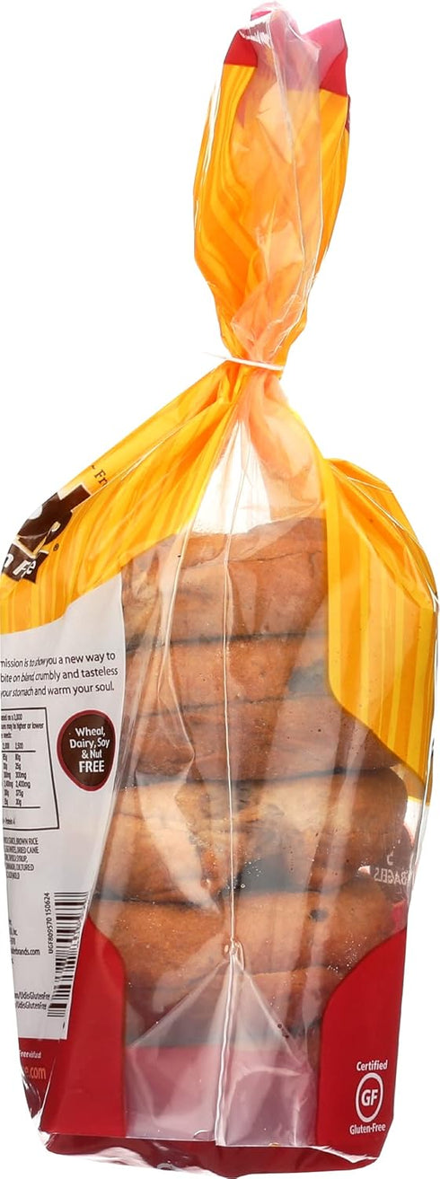 Udi's Gluten Free Bagels with Cinnamon and Raisin Flavor