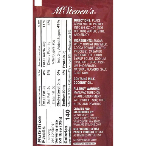 Packets Packaged Pack 3, 1.25 (Packet Needzo Christmas Hot Chocolate Assortment, Individually Cocoa Powder, Small
