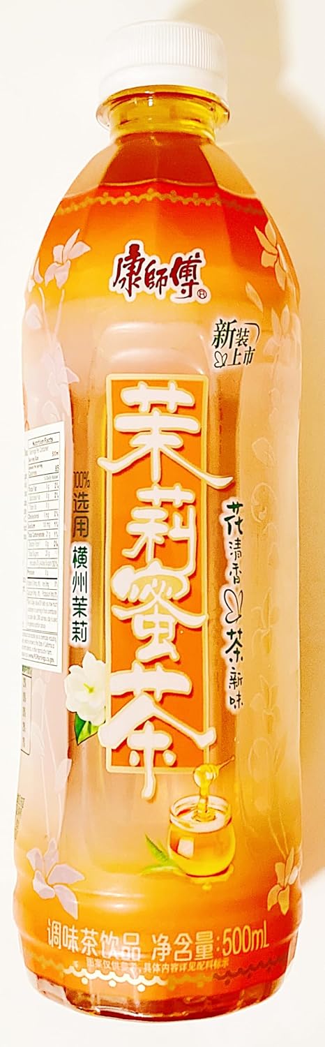 Generic 500ml, 6 Jasmine Honey Tea Beverage, Bottles