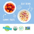 12 Packs Gummy YumEarth Easter Egg Hunt Kit - Eggs with Individually Wrapped Candy Snack - Organic Fruits & Jelly Beans