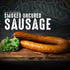 (4 Pack, 14oz Pedersons Farms, Sweet German Smoked Uncured Rope Pork Sausage, Use/Freeze) Fully Cooked, No Nitrates