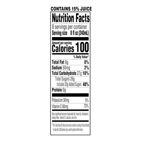 64 Oz Amazon Grocery, Grape Cranberry Juice Cocktail, Fl