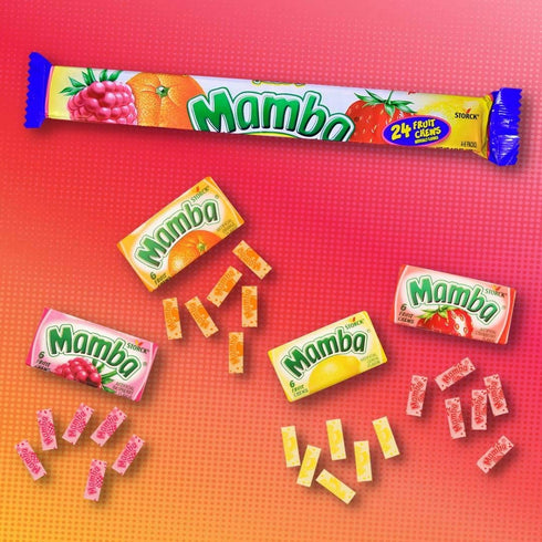Mamba 2.65-Ounce Packages (Pack 24) Fruit Chews