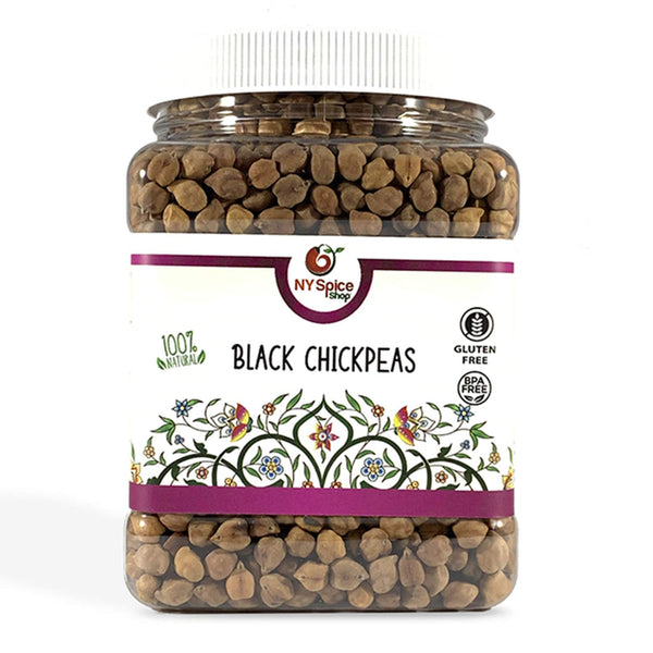 NY Spice Shop Black Chickpeas - 1.5 Pound Desi Kala Chana -