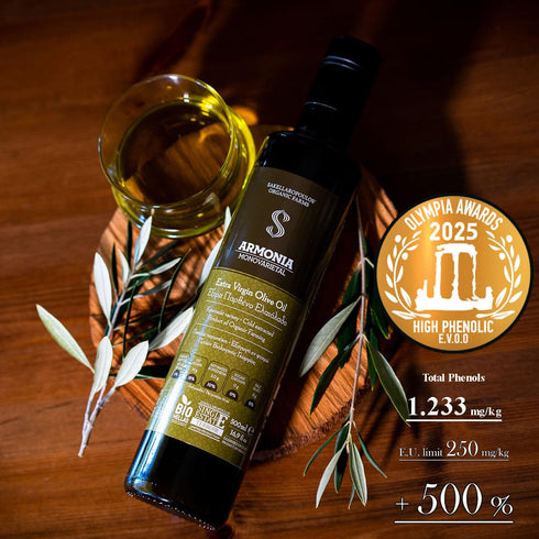 SAKELLAROPOULOS ORGANIC FARMS S Armonia Monovarietal Organic Extra Virgin Olive Oil