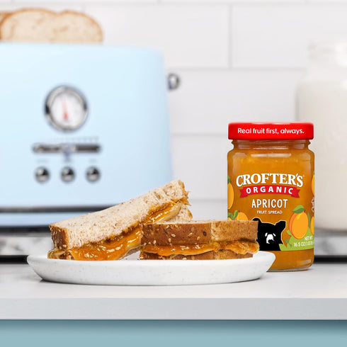 Crofters 16.5 oz Fruit Spread Organic Premium Apricot