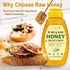 DFYSYSD 100% 18oz/510g, Wildflower Honey, Raw Unfiltered Honey, Natural and Pure, Fresh Sweetness, Floral, a Hint