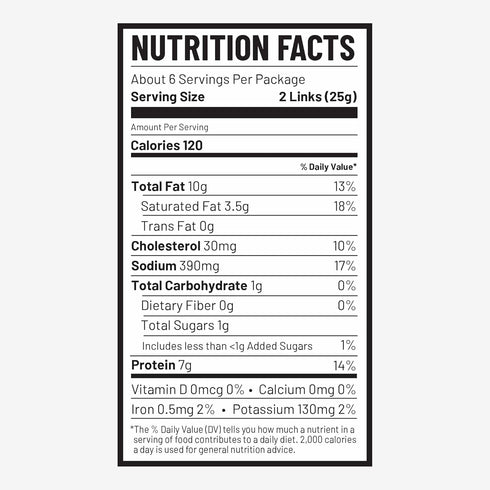 7g 5 oz. (Pack 8) Duke's Pork Hot & Spicy Smoked Shorty Sausages, Protein Per Serving, Easter Basket Stuffer for Men