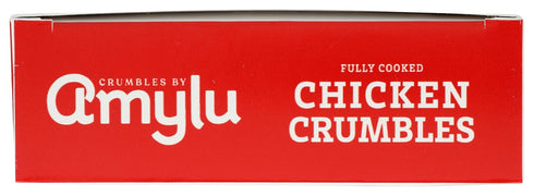 14g 12 oz Amylu Foods Italian Style Chicken Crumbles, Natural Ingredients, of Protein, GAP Certified Chicken Raised