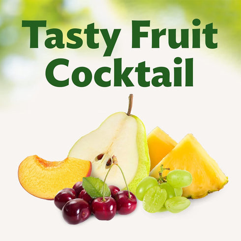 12 Pack, 15.25 oz DEL MONTE Fruit Cocktail in Heavy Syrup, Canned Fruit, Can
