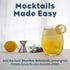 8 oz, Bluestem Botanicals Organic Lemongrass Simple Syrup, Cocktail and Mocktail Mixer for Drinks, Non-Alcoholic