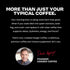 10.9 Danger Coffee by Dave Asprey, Remineralized, Mold Free & Lab Tested Swiss Water Decaf Whole Bean Coffee, Medium